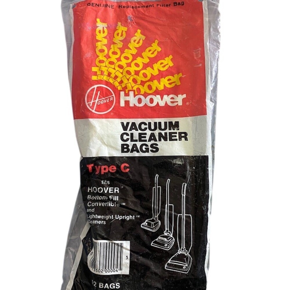 Hoover Type C Bottom Fill Vacuum Cleaner Bags for Convertible Upright 2